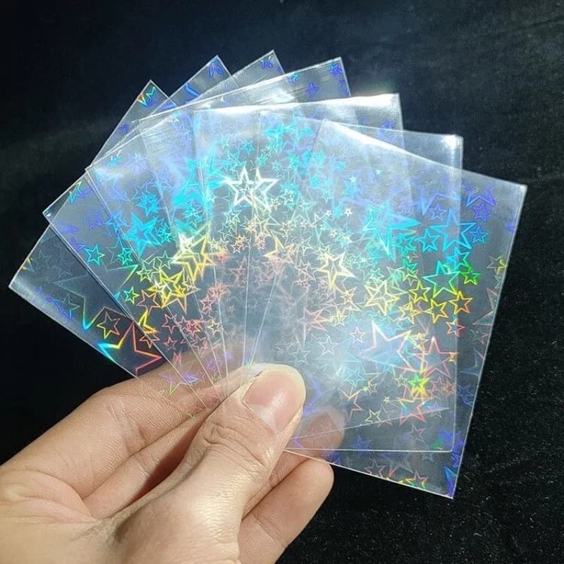 Holographic Card Sleeves 65x90mm Anti-Scratch