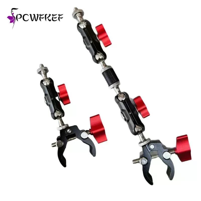 Camera Metal Clamp With Double Ball Head