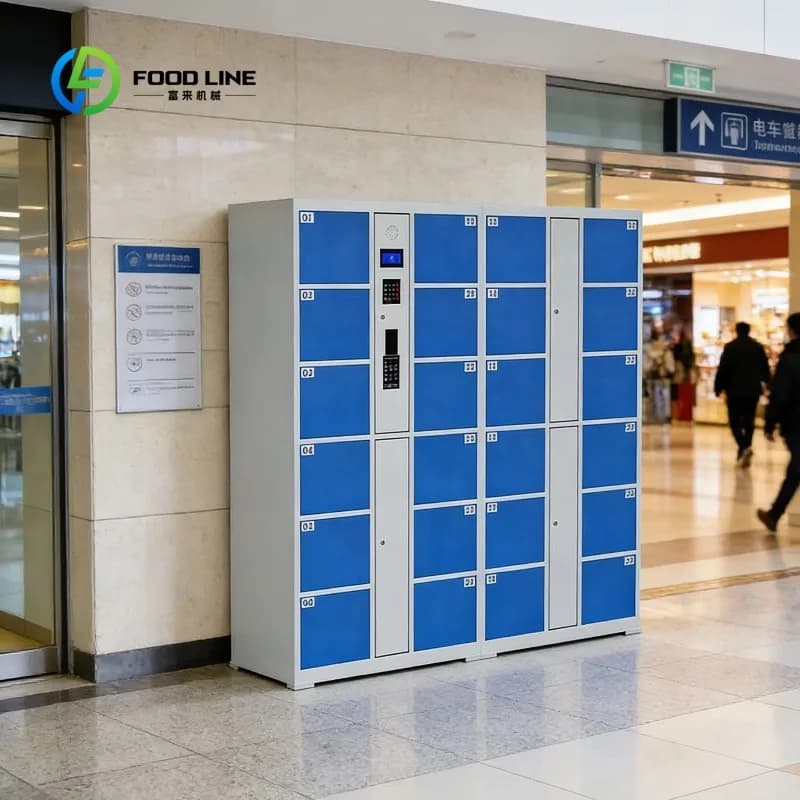 Smart Storage Cabinet Locker System Multi Door Secure Storage for Commercial and Public Use