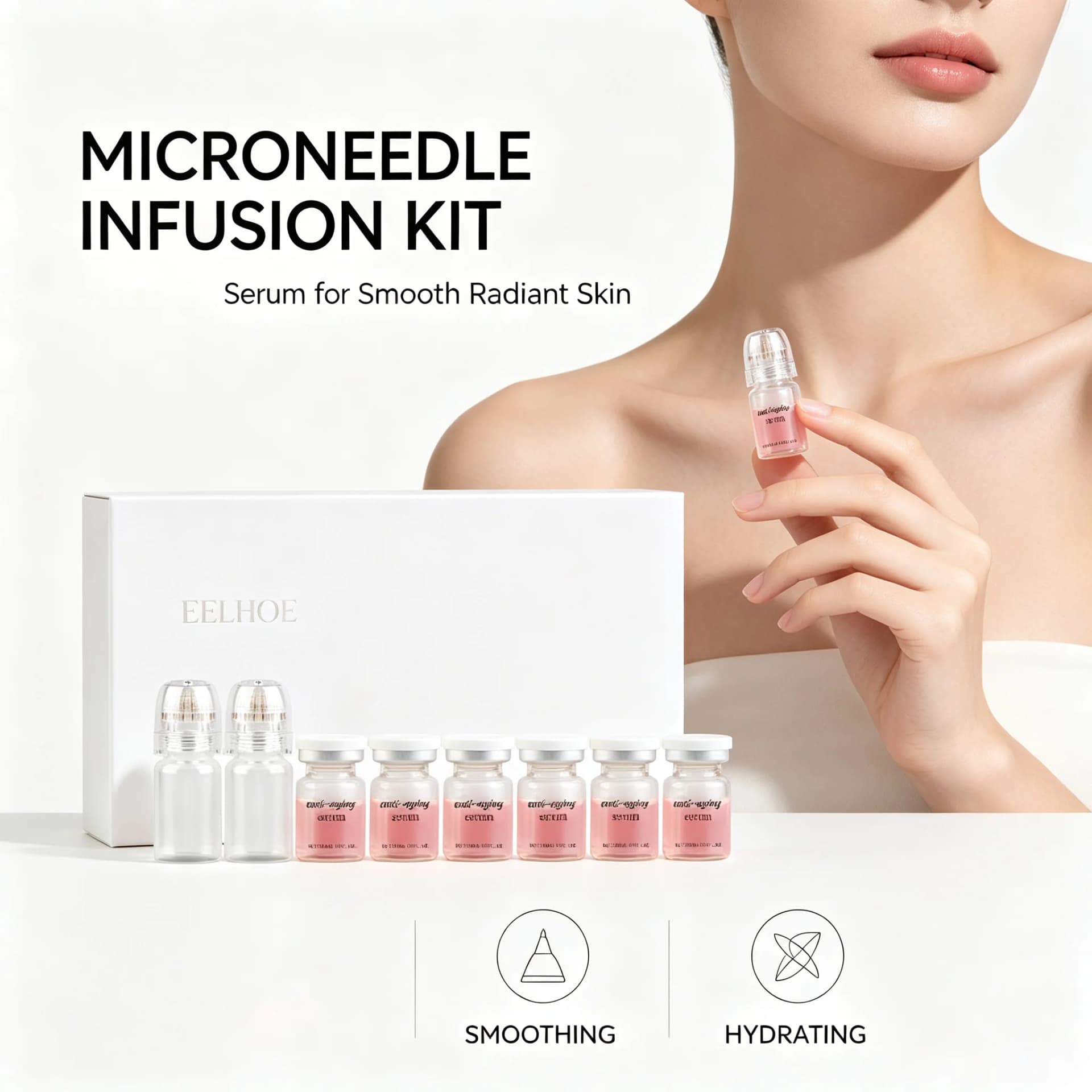 Moisturizing Skincare Kit With Beauty Tools