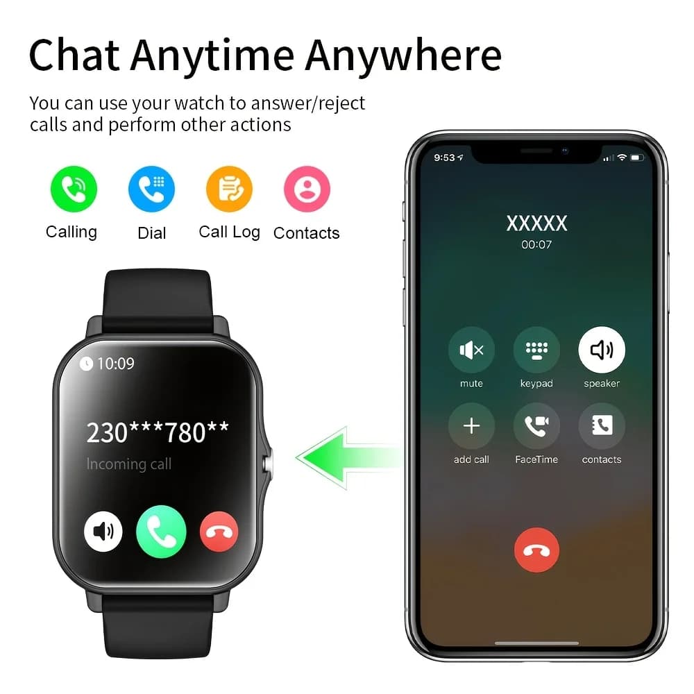 Smart Watch 1.83-Inch Full Touch Screen