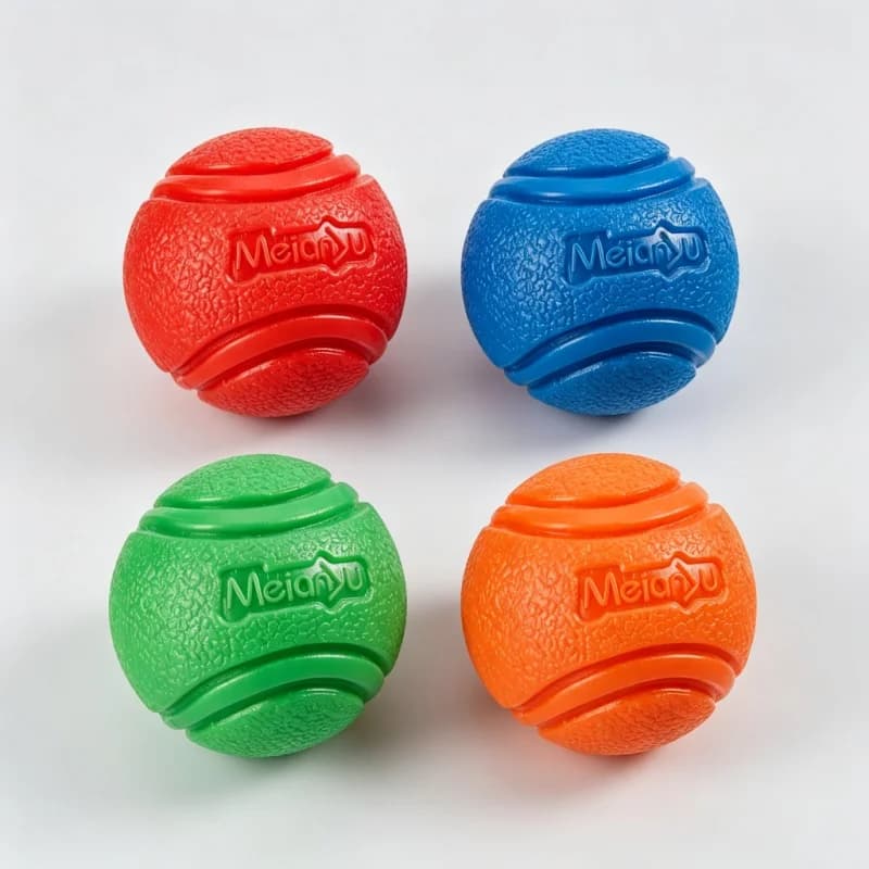 Large Dog Bouncy Rubber Chew Balls