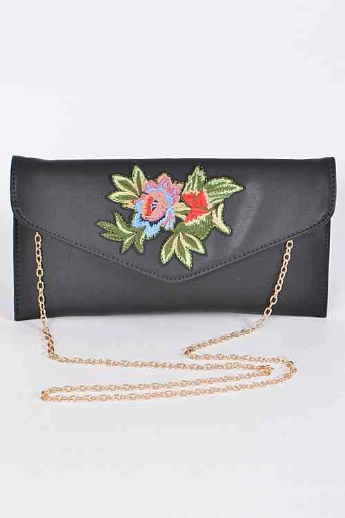 Wild Flowers Envelope Clutch