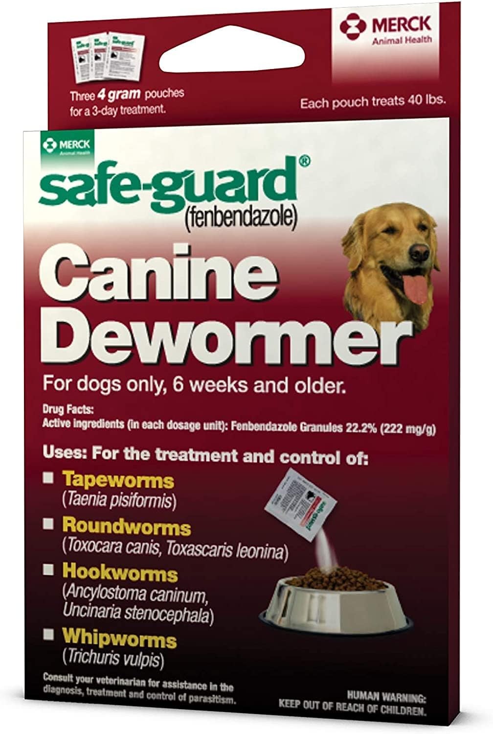 Safeguard Dogs Large Puppies Pet Wormer