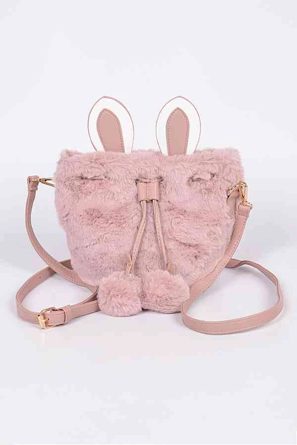 Faux Fur Bunny Clutch